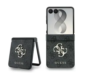 Guess PU 4G Metal Logo šedá / Zadní kryt / Samsung Galaxy Z Flip8