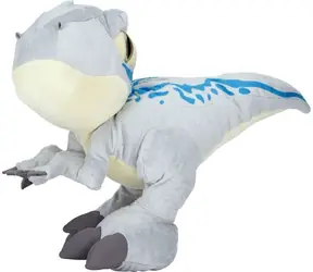 SCHMIDT SPIELE Plyšák Velociraptor Blue šedo-modrý / Jurský svět / 30 cm / od 0 měsíců
