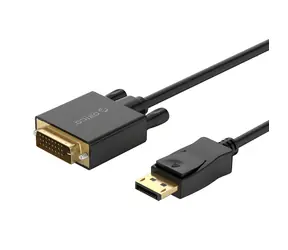 Orico XD-DTD černá / Kabel DisplayPort - DVI / 4K / 3 m
