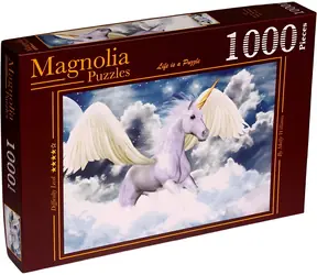 MAGNOLIA Puzzle Pegas na obloze / 1000 dílků / 68 x 48 cm
