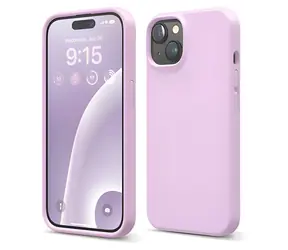 Elago Silicone Case světle fialová / Silikonový kryt / Apple iPhone 15