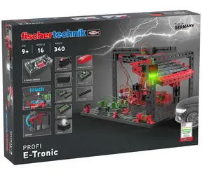FISCHERTECHNIK Stavebnice E-Tronic / 16 programů / 340 dílů