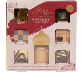 PROFESSOR PUZZLE Hlavolam Sedm divů světa 7v1 / Lost & Found / 7 hlavolamů