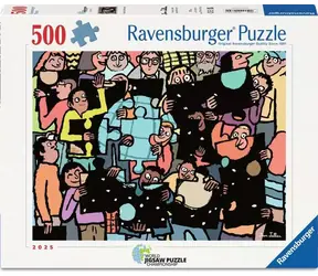 RAVENSBURGER Puzzle Milovníci skládání / 500 dílků / 49 x 36 cm