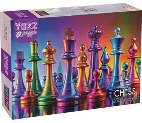 YAZZ Puzzle Šachy / 1000 dílků / 68 x 48 cm