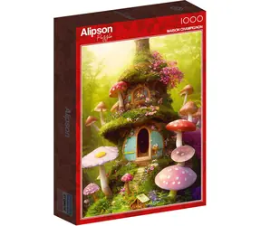 ALIPSON Puzzle Houbový domeček / 1000 dílků / 47,8 x 69 cm