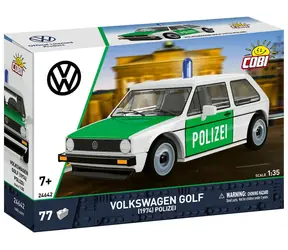 COBI 24642 Stavebnice Volkswagen Golf 1974 Policie / 1:35 / 77 dílků / od 6 let