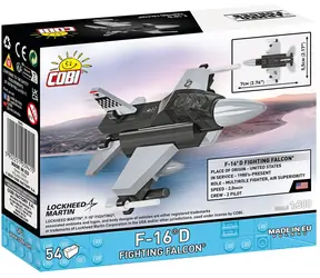 COBI 5941 Armed Forces F-16D Fighting Falcon (USA) / 1:300 / 54 kostek