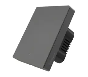 Sonoff M5-1C-80 grafitová / Chytrý nástěnný vypínač / 1-kanálový / WiFi / pro rám
