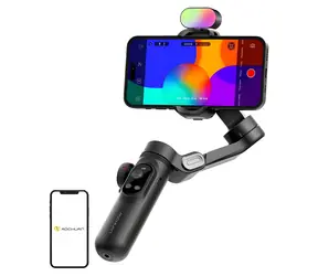 AOCHUAN X Pro černý / Stabilizátor / 3osý / RGB osvětlení / Bezdrátové nabíjení / OLED displej