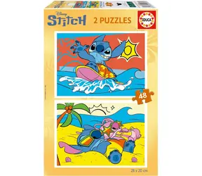 EDUCA Puzzle Stitch / 2x48 dílků / 28 x 20 cm