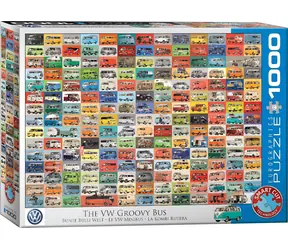 EUROGRAPHICS Puzzle VW Groovy Bus / 1000 dílků / 67,6 × 48,9 cm