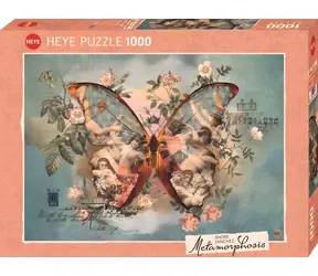 HEYE Puzzle Metamorphosis: Křídla I / 1000 dílků / 70 x 50 cm