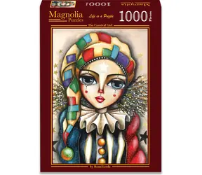 MAGNOLIA Puzzle Karnevalová dívka / 1000 dílků / 48 x 68 cm