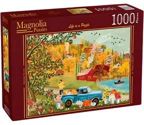 MAGNOLIA Puzzle Podzimní zátiší / 1000 dílků / 68 x 48 cm