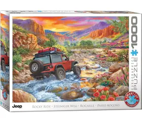 EUROGRAPHICS Puzzle Drsná jízda / 1000 dílků / 68 x 48 cm
