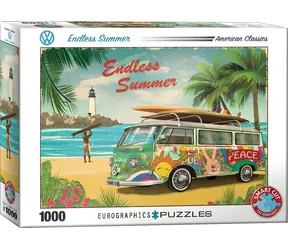 EUROGRAPHICS Puzzle VW Nekonečné léto / 1000 dílků / 68 x 48 cm
