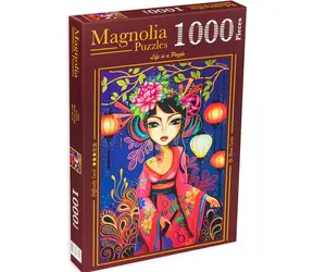 MAGNOLIA Puzzle Geisha / 1000 dílků / 48 x 68 cm