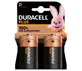 Duracell Plus MN1300 D / Baterie / alkalická / 1,5 V / 2 ks