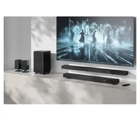 Sharp HT-SBW53121 černá / 3.1.2 soundbar / 394W / Dolby Atmos / DTS:X / Bluetooth 5.3 / 2x HDMI