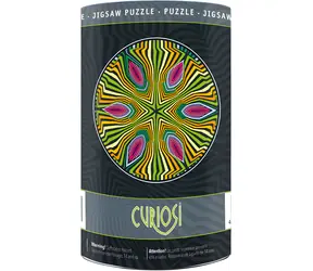 CURIOSI Puzzle Double: Hippie / 88 dílků / oboustranné / dřevěné