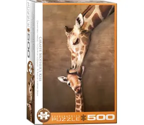 EUROGRAPHICS Puzzle Polibek žirafy XL / 500 dílků / extra velké dílky / 48,9 × 68 cm
