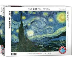 EUROGRAPHICS Puzzle Hvězdná noc / 1000 dílků / 67,63 x 48,89 cm