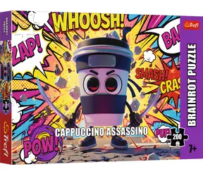 TREFL Puzzle BrainRots: Cappuccino Assassino / 200 dílků / 48 x 34 cm