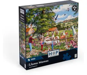 HOP Puzzle Lamy / 1000 dílků / nepravidelné dílky / plakát A3