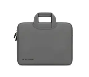 Wozinsky WNT-13G šedá / Pouzdro pro notebook 13-14" / neoprenové / výsuvná rukojeť