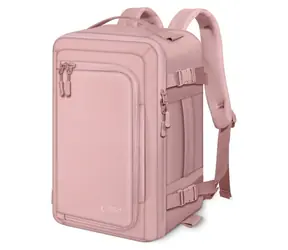 Tech-Protect Defender S50 růžová / Batoh / 20L / na notebook / kabinové zavazadlo Ryanair & Wizz Air