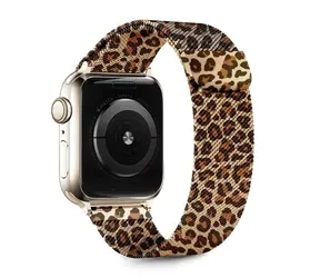 Tech-Protect Lamano hnědo-černá / Řemínek pro Apple Watch / 40/41/42 mm