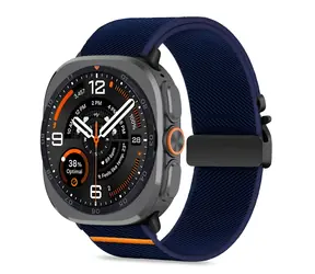 Tech-Protect Nylon Clasp tmavě modrá / Řemínek / pro Samsung Galaxy Watch Ultra / 47 mm / Nylon