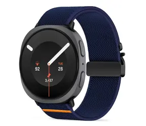 Tech-Protect Nylon Clasp tmavě modrá / Řemínek pro Samsung Galaxy Watch / 40/44/46 mm / Nylon