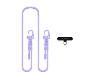 Tech-Protect C5SD Rope levandulová / Popruh na telefon / Crossbody