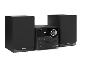 Sharp XL-B512 černá / Mikrosystém / 45W / FM / BT 5.0 / CD / USB / 3.5mm
