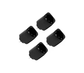 Shelly Plug M Gen3 černá / Chytrá zásuvka / měření spotřeby / Wi-Fi / Bluetooth / Matter / 4ks
