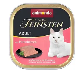 Animonda Vom Feinsten Cat krůtí srdíčka / Paštika pro kočky / 100 g