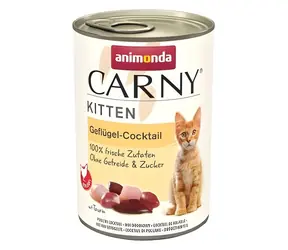 Animonda Carny Kitten drůbeží koktejl / Konzerva pro koťata / 400 g