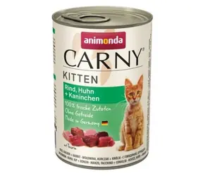 Animonda Carny Kitten hovězí, kuře, králík / Konzerva pro koťata / 400 g