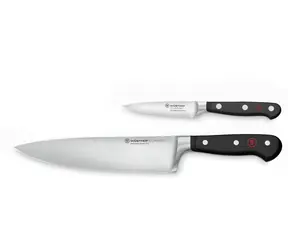 Wüsthof CLASSIC / Sada nožů / 2 ks / Kuchařský nůž 20 cm / nůž na zeleninu 9 cm
