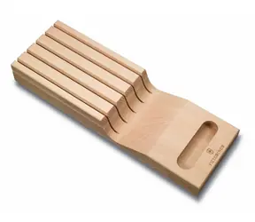 VICTORINOX Vložka na nože do zásuvky bukové dřevo / Zásuvková vložka na nože / prázdná