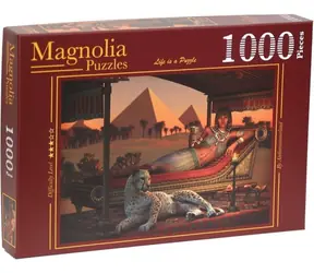 MAGNOLIA Puzzle Večeře u pyramid / 1000 dílků / 68 x 48 cm