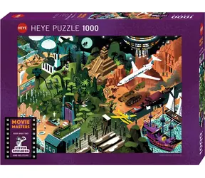 HEYE Puzzle Movie Masters: Filmy Stevena Spielberga / 1000 dílků / 70 x 50 cm