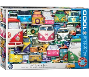 EUROGRAPHICS Puzzle Volkswagen Bus: Funky Jam / 1000 dílků / 67,6 × 48,9 cm