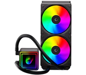 Rampage Infinite V240 černá / AIO vodní chladič CPU / 240 mm / ARGB / Ukazatel teploty