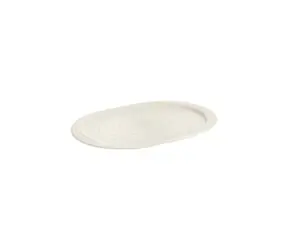 Guzzini TIERRA M bílá / Servírovací podnos / Recyklovaný plast / 39 x 26,5 cm