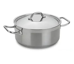 SILAMPOS PROFI TEJO Kastrol s poklicí 26 cm / Kastrol / 5,2 l / nerez 18/10 / indukce