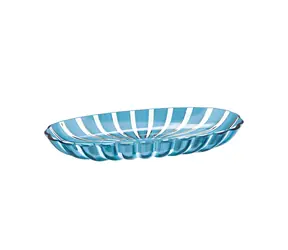 Guzzini DOLCEVITA tyrkysová / Podnos / oválný / 38 x 19 cm / bioplast