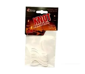 Mandy Knot na svíčky kulatý 3,2 mm bílý / Knot / 1 m / bavlna